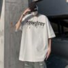 Custom 265GSM Oversized Waffle Graphic T-Shirt - Style 0D9AB5 - product detail view 6