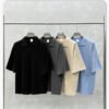 Custom Waffle Oversized V-Neck Polo T-Shirt K1185 - Style A11B61 - product detail view 4