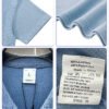 Custom Waffle Oversized V-Neck Polo T-Shirt K1185 - Style A11B61 - product detail view 9