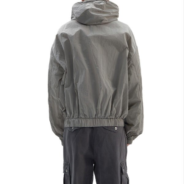 Custom Waffle Texture Hooded Windbreaker - VW-4355 - Style 4355FF - product detail view 6 Custom Waffle Texture Hooded Windbreaker - VW-4355 - Style 4355FF - product detail view 6