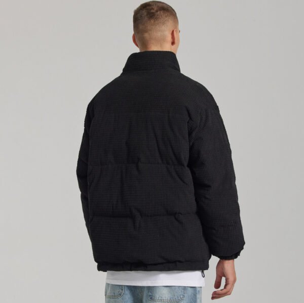 Custom Waffle-Texture Puffer Coat - Style 3D502C - product detail view 5