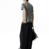 Custom Washed 240 GSM Boxy Crew T-Shirt - Style 0207B8 - product detail view 8 Custom Washed 240 GSM Boxy Crew T-Shirt - Style 0207B8 - product detail view 8