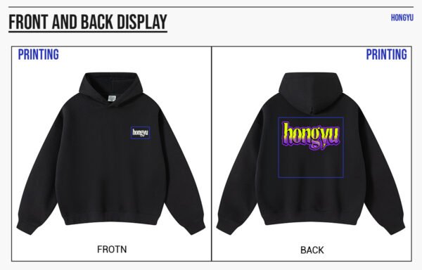 Custom 350 GSM Boxy Cropped Fleece Hoodie - 2701 - Style 5310B4 - product detail view 10 Custom 350 GSM Boxy Cropped Fleece Hoodie - 2701 - Style 5310B4 - product detail view 10