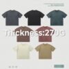 Custom Washed Brushed Heavyweight T-Shirt CH001 - Style 26A46B - product detail view 3 Custom Washed Brushed Heavyweight T-Shirt CH001 - Style 26A46B - product detail view 3