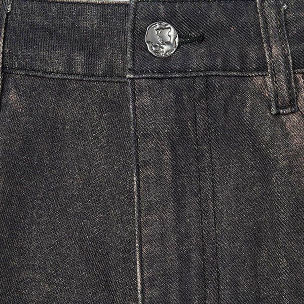 Custom Washed Camo Spliced Distressed Jeans - Style BEA6B3 - product detail view 12 Custom Washed Camo Spliced Distressed Jeans - Style BEA6B3 - product detail view 12