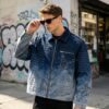 Custom Washed Canvas Zip Jacket - E8C0F2 - Style E8C0F2 - product detail view 5