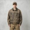 Custom Washed Canvas Star-Rivet Zip Jacket - Style 6446DE - product detail view 6
