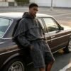 Custom Washed Cape Overlay Flame Hoodie VWH-8634996 - Style B21AB4 - product detail view 6