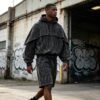 Custom Washed Cape Overlay Flame Hoodie VWH-8634996 - Style B21AB4 - product detail view 8