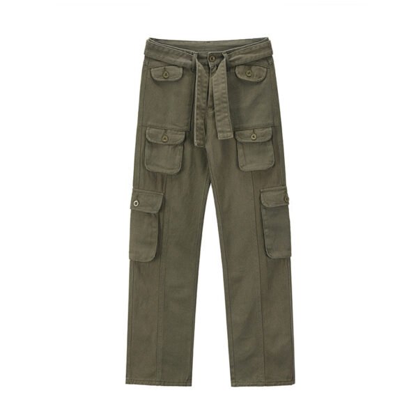 Custom Multi-Pocket Washed Cargo Pants - F3F05170 - Style F3F051 - product detail view 5 Custom Multi-Pocket Washed Cargo Pants - F3F05170 - Style F3F051 - product detail view 5