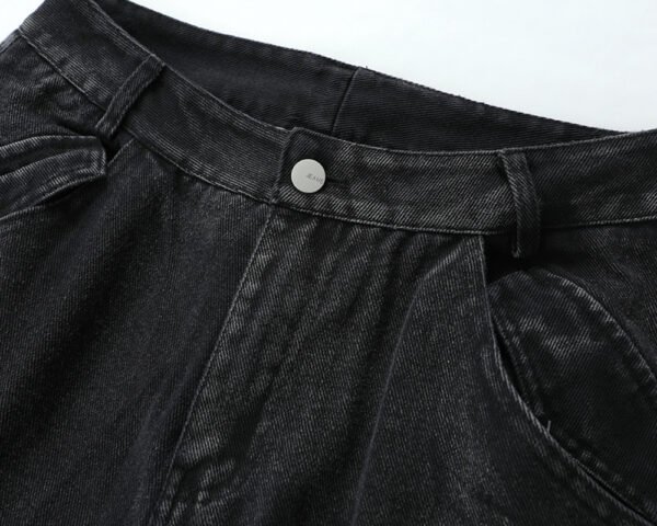 Custom Washed Cargo Workwear Jeans - Style FF66F0 - product detail view 9