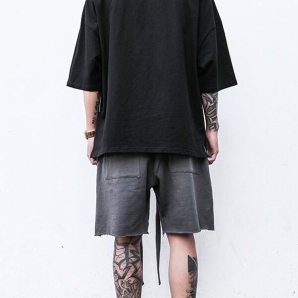 Custom Washed Loose-Fit Drawcord Street Shorts - Style D6AD39 - product detail view 9 Custom Washed Loose-Fit Drawcord Street Shorts - Style D6AD39 - product detail view 9