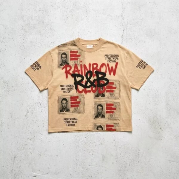 Custom Washed Graphic Crop Oversize T-Shirt - Style 08BEC8 Custom Washed Graphic Crop Oversize T-Shirt - Style 08BEC8