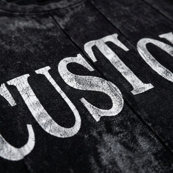 Custom Washed Cropped Graphic T-Shirt | VW-43ECE9 - Style 43ECE9 - product detail view 3