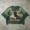 Custom Washed Oversized Cropped Graphic Tee 8611673 - Style 3CD8D4 Custom Washed Oversized Cropped Graphic Tee 8611673 - Style 3CD8D4