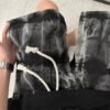Custom Washed Tie-Dye Denim Mobility Shorts - Style 324125 - product detail view 4