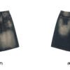 Custom Vintage Washed Relaxed Denim Shorts - Style 097B0D - product detail view 6