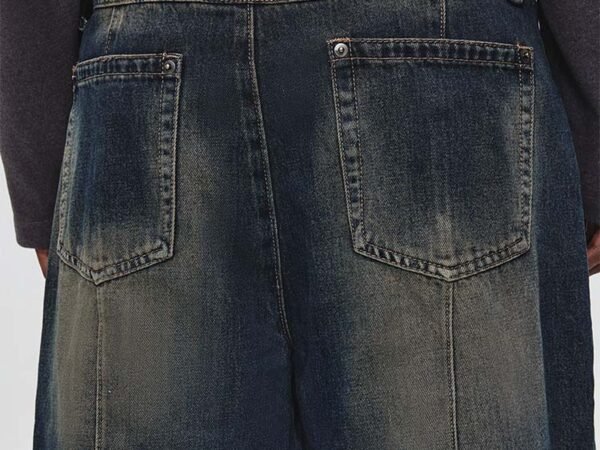 Custom Vintage Washed Relaxed Denim Shorts - Style 097B0D - product detail view 11