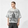 Custom Washed Digital Print Vintage T-Shirt - Style AF198E - product detail view 2 Custom Washed Digital Print Vintage T-Shirt - Style AF198E - product detail view 2