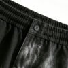 Custom Washed Distressed Graphic Denim Shorts - Style A9DC17 - product detail view 9 Custom Washed Distressed Graphic Denim Shorts - Style A9DC17 - product detail view 9