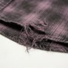 Custom Washed Distressed Plaid Short Sleeve Shirt - Style 13117B - product detail view 7 Custom Washed Distressed Plaid Short Sleeve Shirt - Style 13117B - product detail view 7