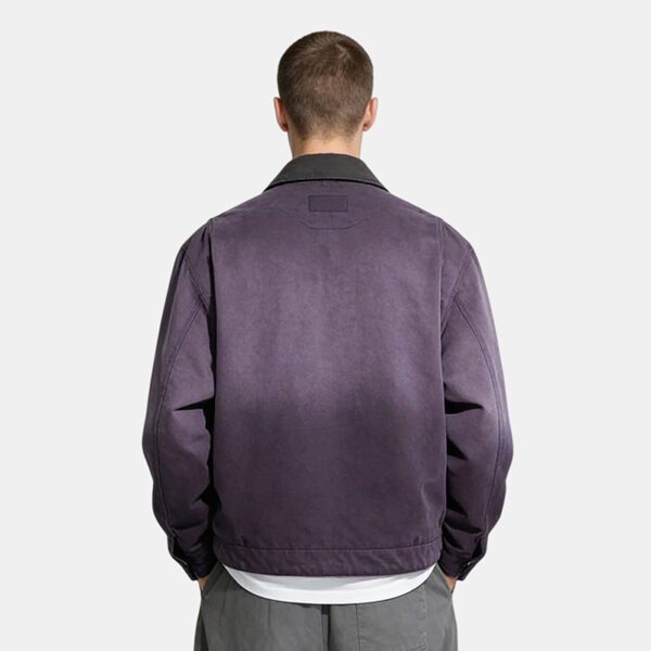 Custom Washed Distressed Workwear Jacket | - Style 378646 - product detail view 5 Custom Washed Distressed Workwear Jacket | - Style 378646 - product detail view 5