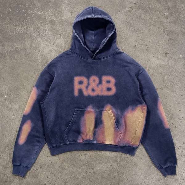 Custom Men's Washed DTG Heavyweight Pullover Hoodie - Style D6D249 - product detail view 2 Custom Men's Washed DTG Heavyweight Pullover Hoodie - Style D6D249 - product detail view 2