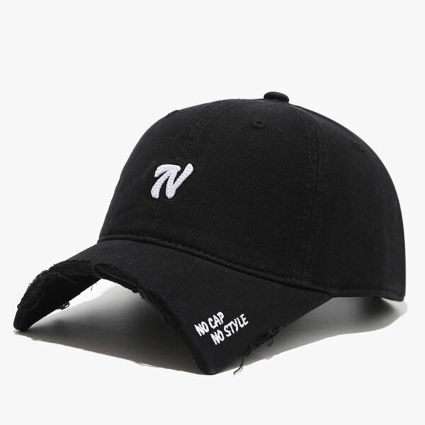 Custom Washed Embroidered Distressed Baseball Cap | - Style 1092A3 - product detail view 2 Custom Washed Embroidered Distressed Baseball Cap | - Style 1092A3 - product detail view 2