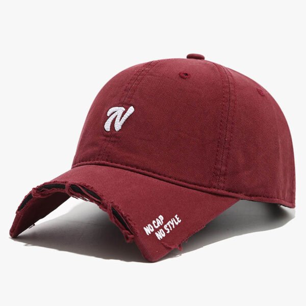 Custom Washed Embroidered Distressed Baseball Cap | - Style 1092A3 - product detail view 5 Custom Washed Embroidered Distressed Baseball Cap | - Style 1092A3 - product detail view 5
