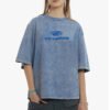 Custom Washed Embroidered Oversized T-Shirt | VW-98B46 - Style 98B46F - product detail view 6