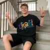 Custom Washed Embroidered Oversized T-Shirt - 8506038 - Style DBF33B - product detail view 5