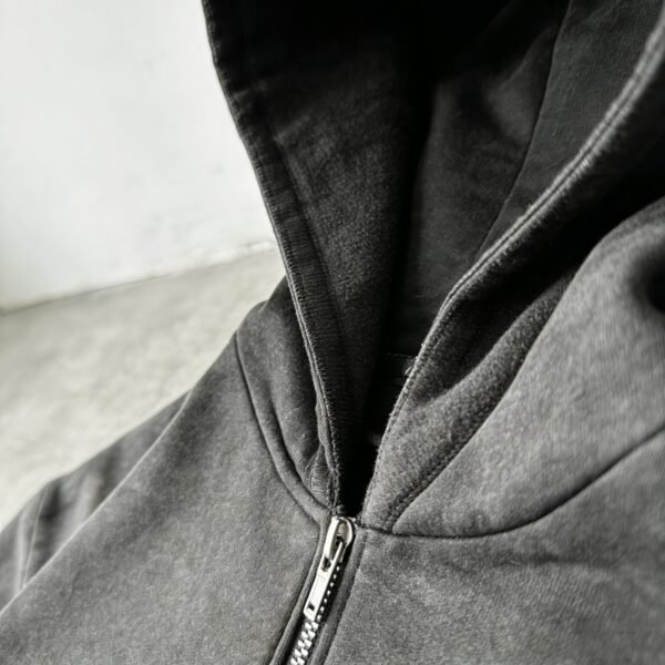 Custom Washed Embroidered Zip Hoodie Set - Style 1488A2 - product detail view 5 Custom Washed Embroidered Zip Hoodie Set - Style 1488A2 - product detail view 5
