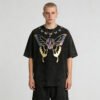 Custom Washed Foil Graphic Streetwear T-Shirt | - Style 2898AB - product detail view 3 Custom Washed Foil Graphic Streetwear T-Shirt | - Style 2898AB - product detail view 3