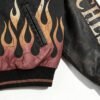 Custom Washed Graphic Bomber Jacket 710-15 - Style D1F2F5 - product detail view 3