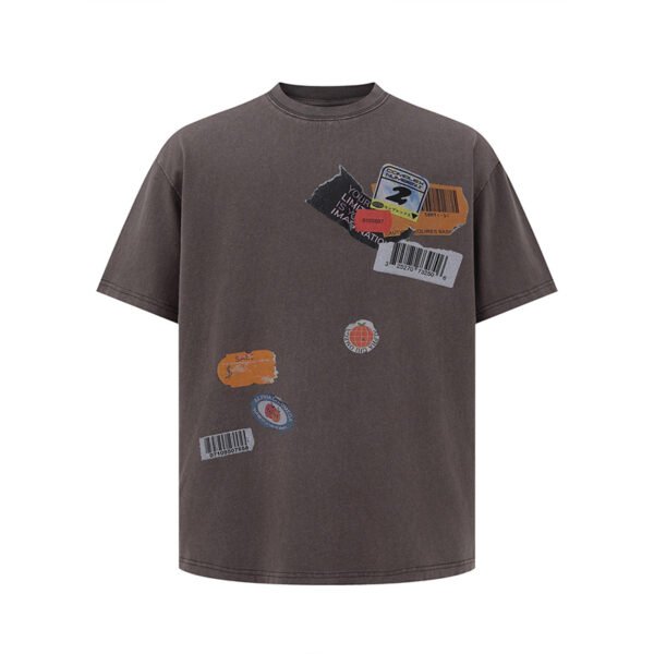 Custom Washed Graphic Crewneck Sweatshirt - Style 6C7839