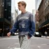 Custom Washed Graphic Crewneck Sweatshirt | VW-FBF381D3 - Style FBF381 - product detail view 3 Custom Washed Graphic Crewneck Sweatshirt | VW-FBF381D3 - Style FBF381 - product detail view 3