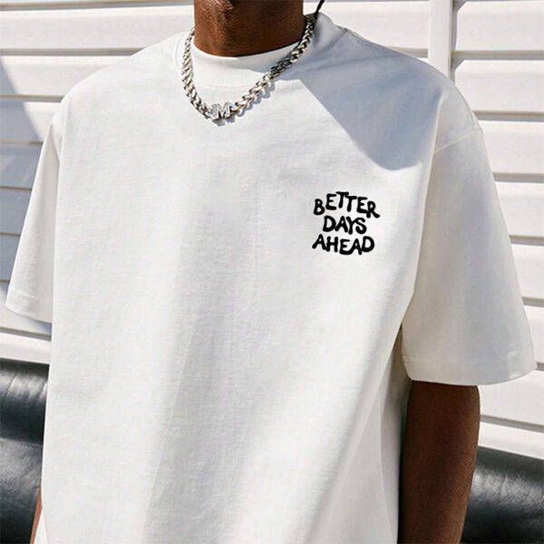 Custom Washed Graphic Loose T-Shirt 7912752 - Style 0F7FA5 - product detail view 4