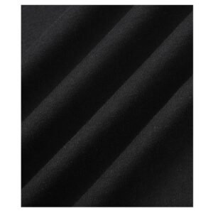 Close-up of black wrinkled fabric texture