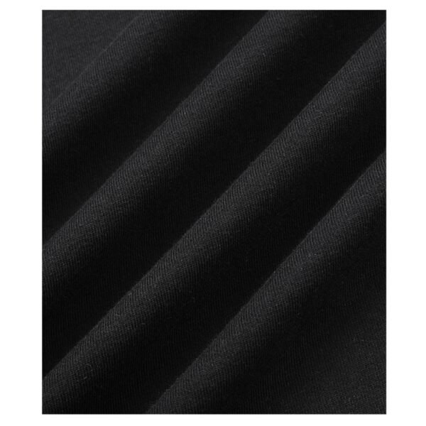 Custom Oversized Washed Graphic Streetwear T-Shirt - Style 9EDB7A Close-up of black wrinkled fabric texture