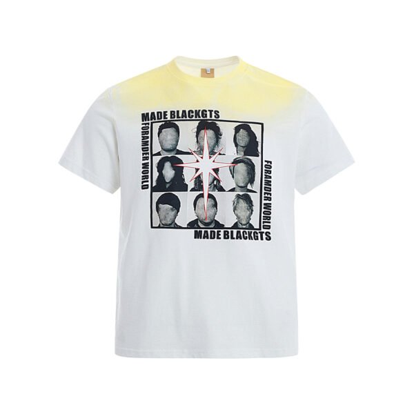 Custom Washed Graphic Relaxed Fit T-Shirt - Style CEFE47 - product detail view 4