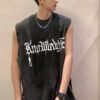 Custom Washed Graphic Sleeveless Tank Top - Style 0D3AA3 - product detail view 6 Custom Washed Graphic Sleeveless Tank Top - Style 0D3AA3 - product detail view 6