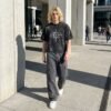 Custom Washed Graphic Streetwear T-Shirt 8606298 - Style 6A13E8 - product detail view 3