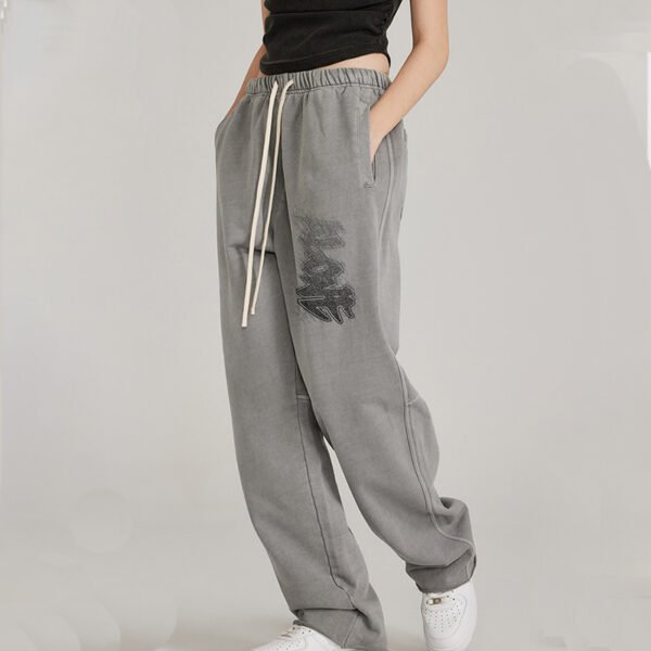 Custom Washed Graphic Relaxed Sweatpants - Style BB1340 - product detail view 2 Custom Washed Graphic Relaxed Sweatpants - Style BB1340 - product detail view 2
