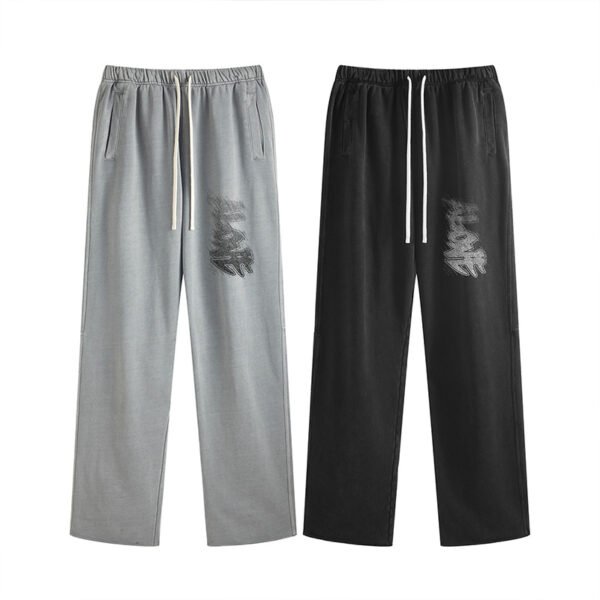 Custom Washed Graphic Relaxed Sweatpants - Style BB1340 - product detail view 9 Custom Washed Graphic Relaxed Sweatpants - Style BB1340 - product detail view 9