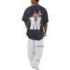 Custom Washed Oversized Floral Letter Graphic T-Shirt - Style 72423E - product detail view 3 Custom Washed Oversized Floral Letter Graphic T-Shirt - Style 72423E - product detail view 3