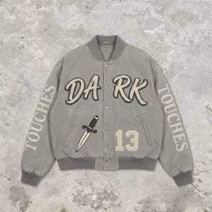 Custom Washed Graphic Varsity Jacket 710-03 - Style 64FE07