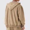 Custom Washed Hooded Pullover Jacket FC766CD2 - Style FC766C - product detail view 4