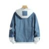 Custom Layered Hooded Washed Street Jacket | - Style 064440 - product detail view 4 Custom Layered Hooded Washed Street Jacket | - Style 064440 - product detail view 4