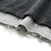 Custom Washed Layered Raw-Hem Cropped T-Shirt | - Style BBC8BE - product detail view 2