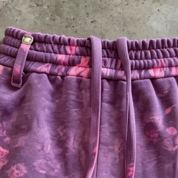 Custom Washed Leopard Print Capri Pants - Style 8DD94A - product detail view 2 Custom Washed Leopard Print Capri Pants - Style 8DD94A - product detail view 2
